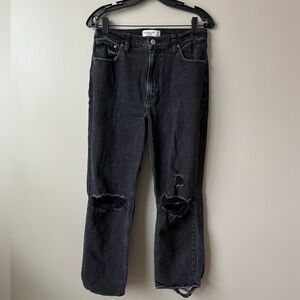 Abercrombie & Fitch The Ankle Straight Ultra High Rise Curve Love